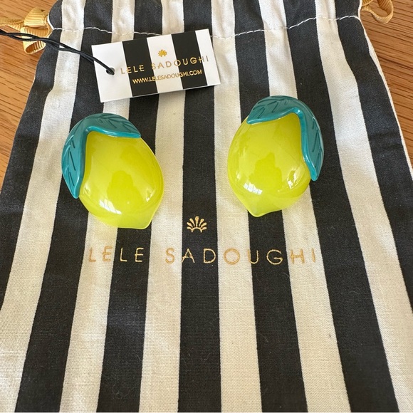 Lele Sadoughi Jewelry - Large Lele Sadoughi 🍋 earrings